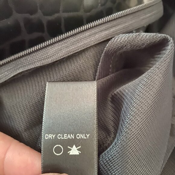 ASTR the Label Black Crocodile Mini Dress, Racerback, Fit and Flare, Womens XS - Picture 8 of 8